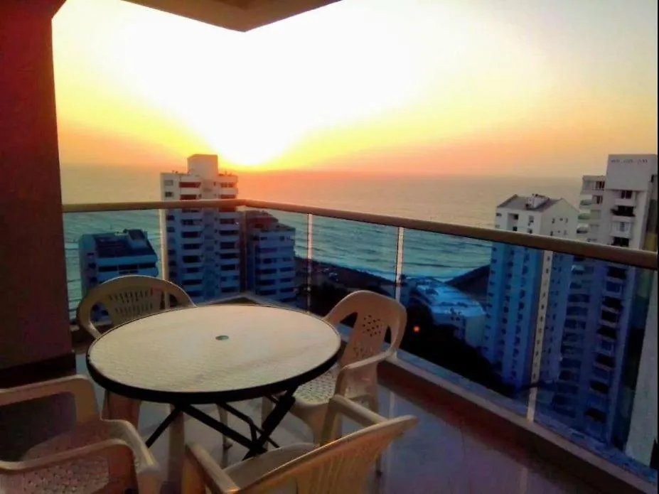 Hermoso Apartamento Con Vista Al Mar / Ac / Hot Watter / Gym / Jacuzzy, Pool / 1608 Cartagena 아파트