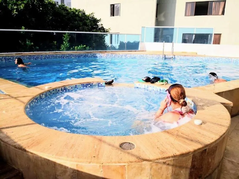 Hermoso Apartamento Con Vista Al Mar / Ac / Hot Watter / Gym / Jacuzzy, Pool / 1608 Cartagena 아파트